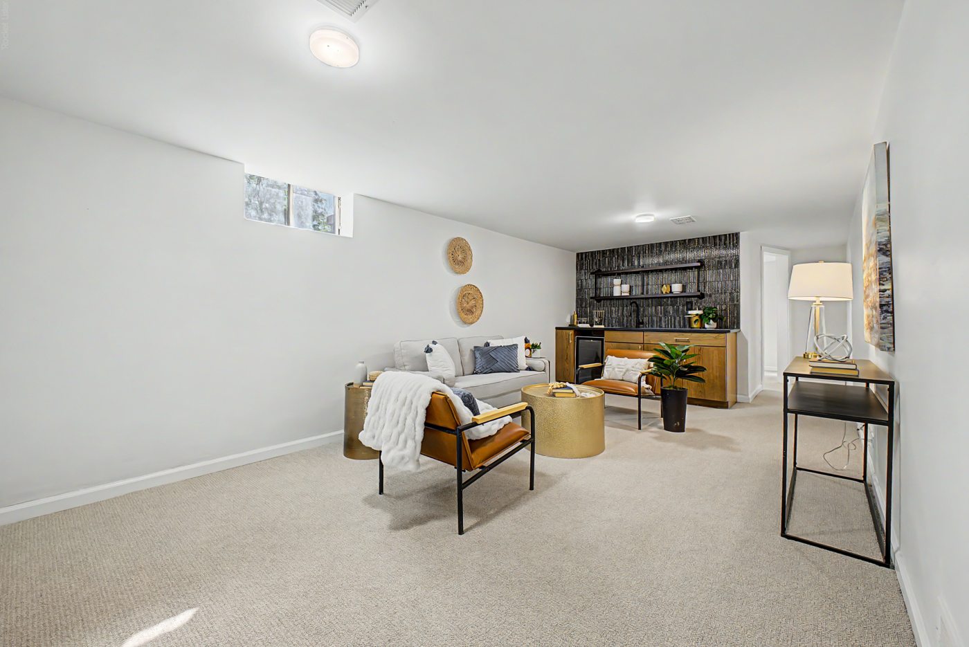Finished basement by JAC Enterprise
