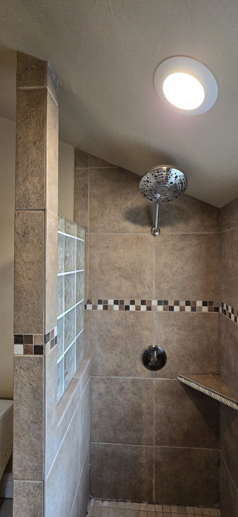 Tile shower in Golden